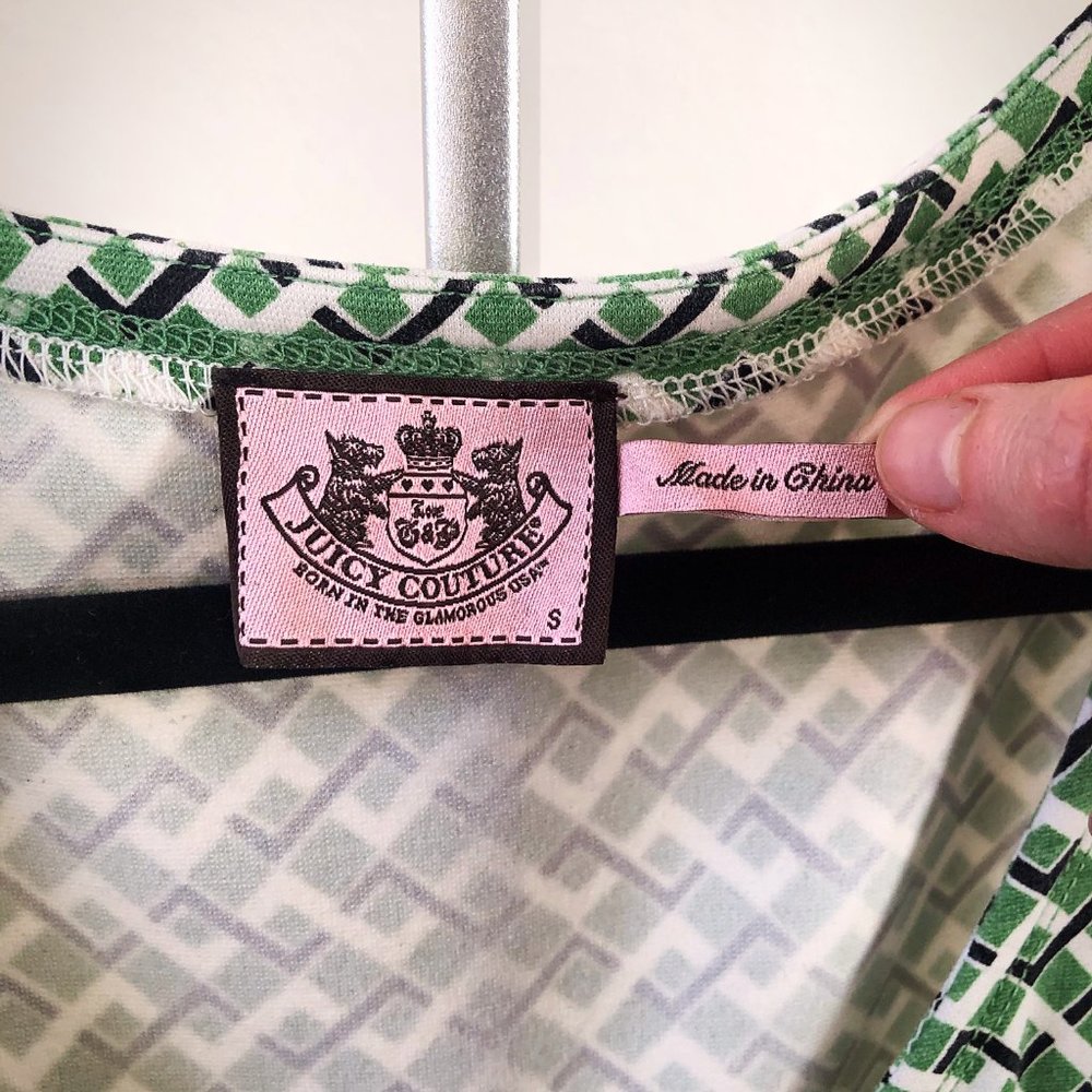 Juicy Couture Green Button Down Sleeveless Dress S - Picture 3 of 3